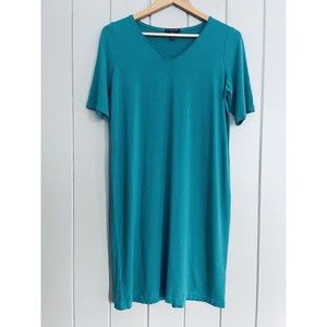 Eileen Fisher Teal Mini Dress